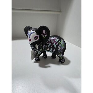 Hamilton Collection Day of the Dead Elephant Figurine - Hand Painted Folk Art